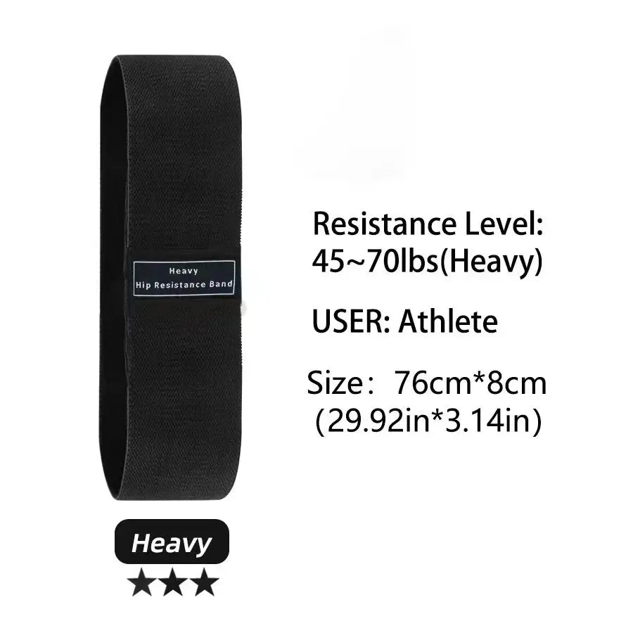 Fabric Resistance Hip Bands for Glutes & Thighs