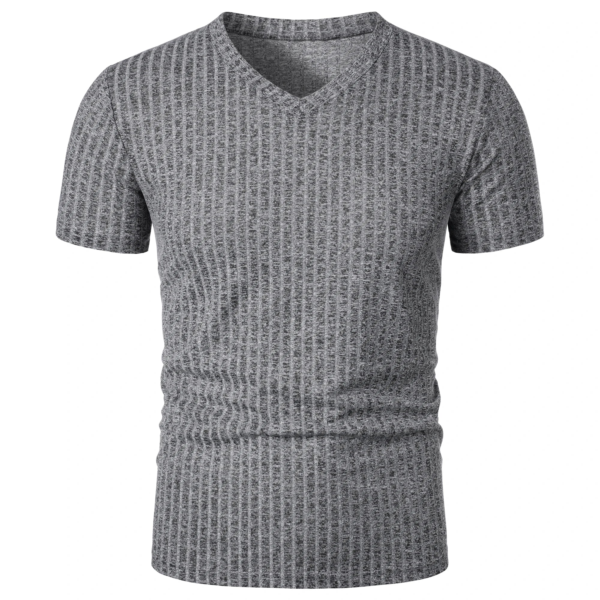 Men's Summer High-Stretch V-Neck Base Shirt